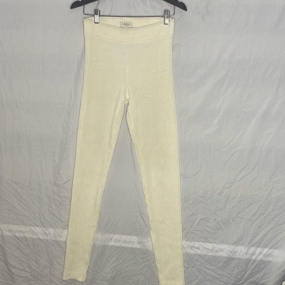 Avenue montaigne Corduroy white skinny pants size 4